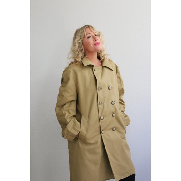 1960's Vintage Towncraft Houndstooth Overcoat // Men's LG to XXL Women's XL XXL - Picture 3 of 10